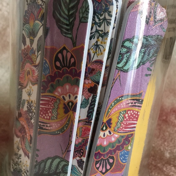 Arete Athene 35 Ct Mini Nail Files in Reusable Glass Canister Collection. NWT - Picture 5 of 16